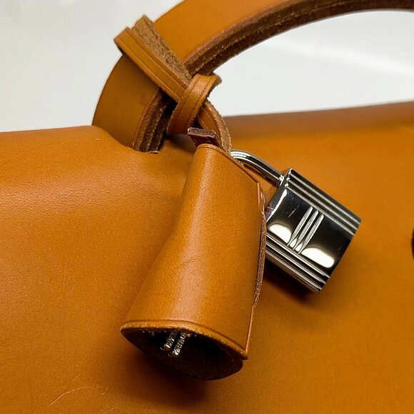 Hermes Hand Bag Beige Canvas mon-1500-091325 - Picture 11 of 16